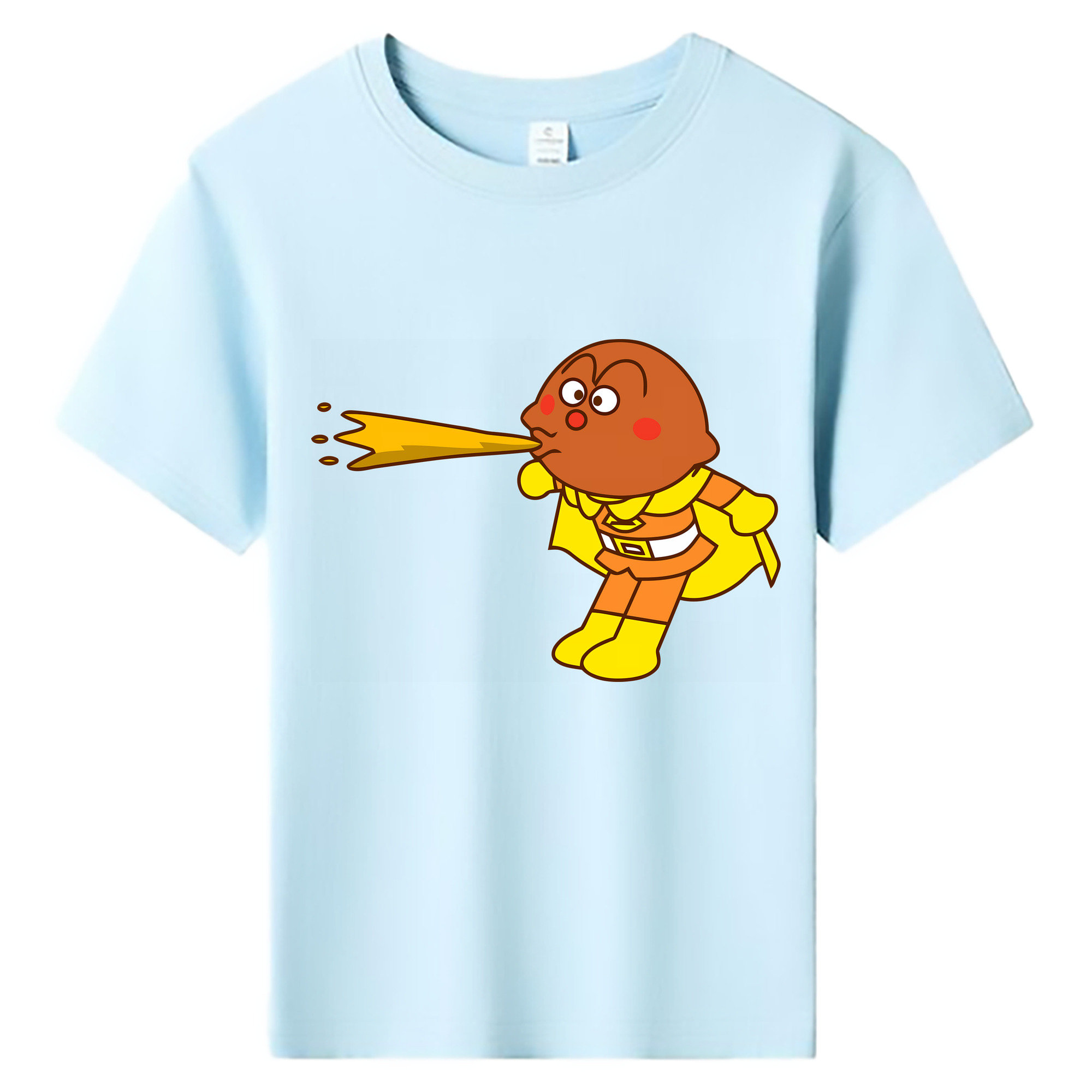 （画像用） アンパンマン Anpanman 綿100％キッズTシャツ（フロントプリント）